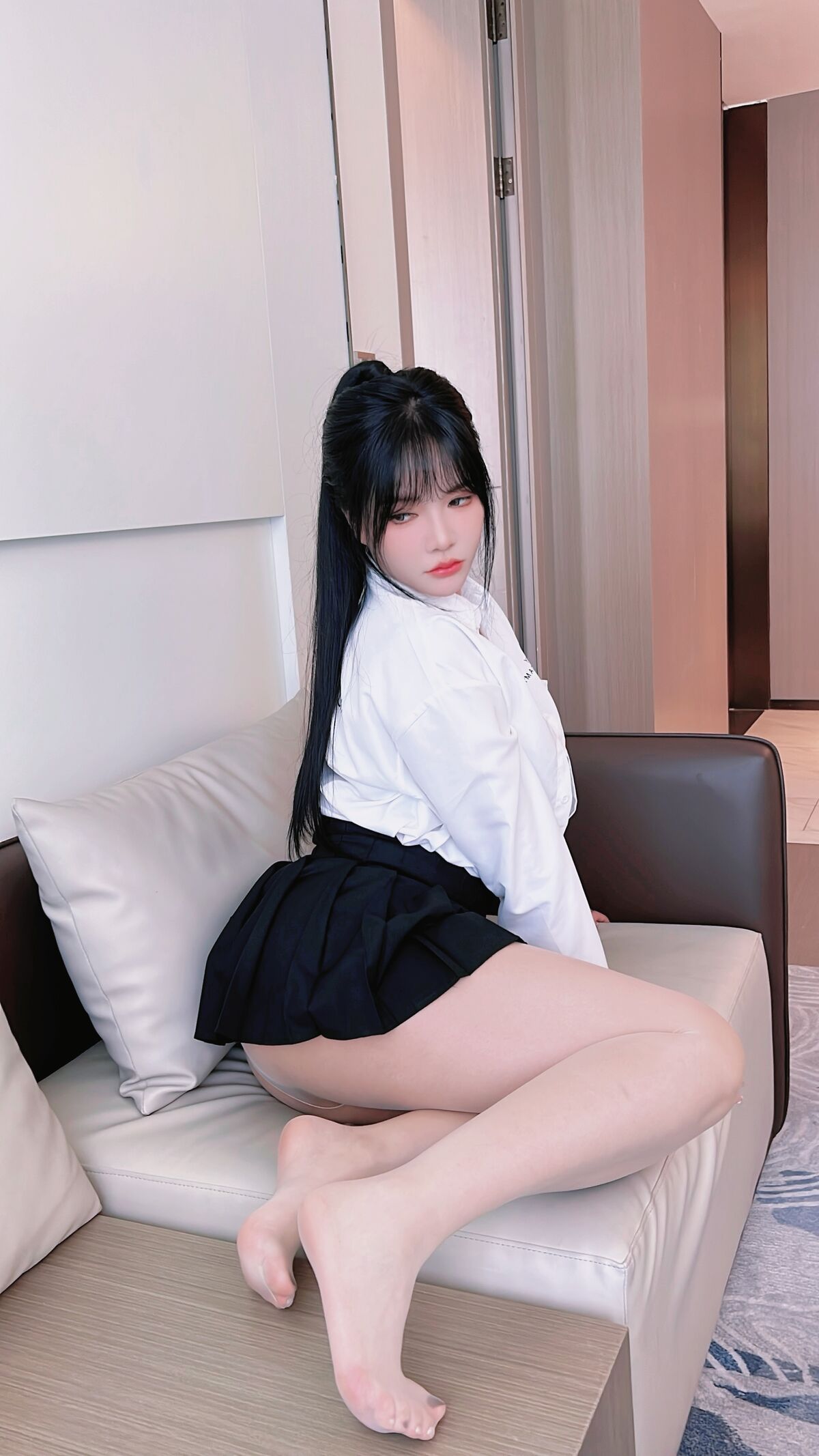 内购无水印 Na Bi 娜比 - 秀人网模特 学生装 Part02 12 内购无水印 Na Bi 娜比 - 秀人网模特 学生装 Part02