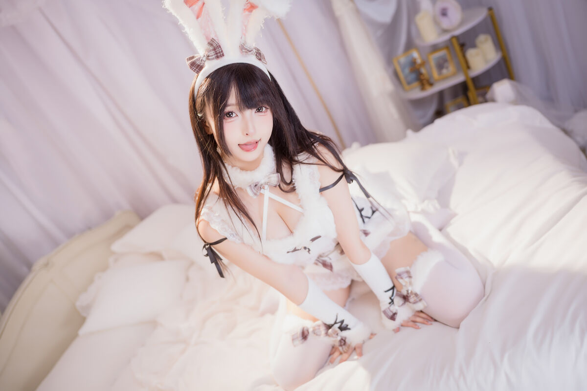 Coser@神楽坂真冬 - 毛绒白兔 17 Coser@神楽坂真冬 - 毛绒白兔