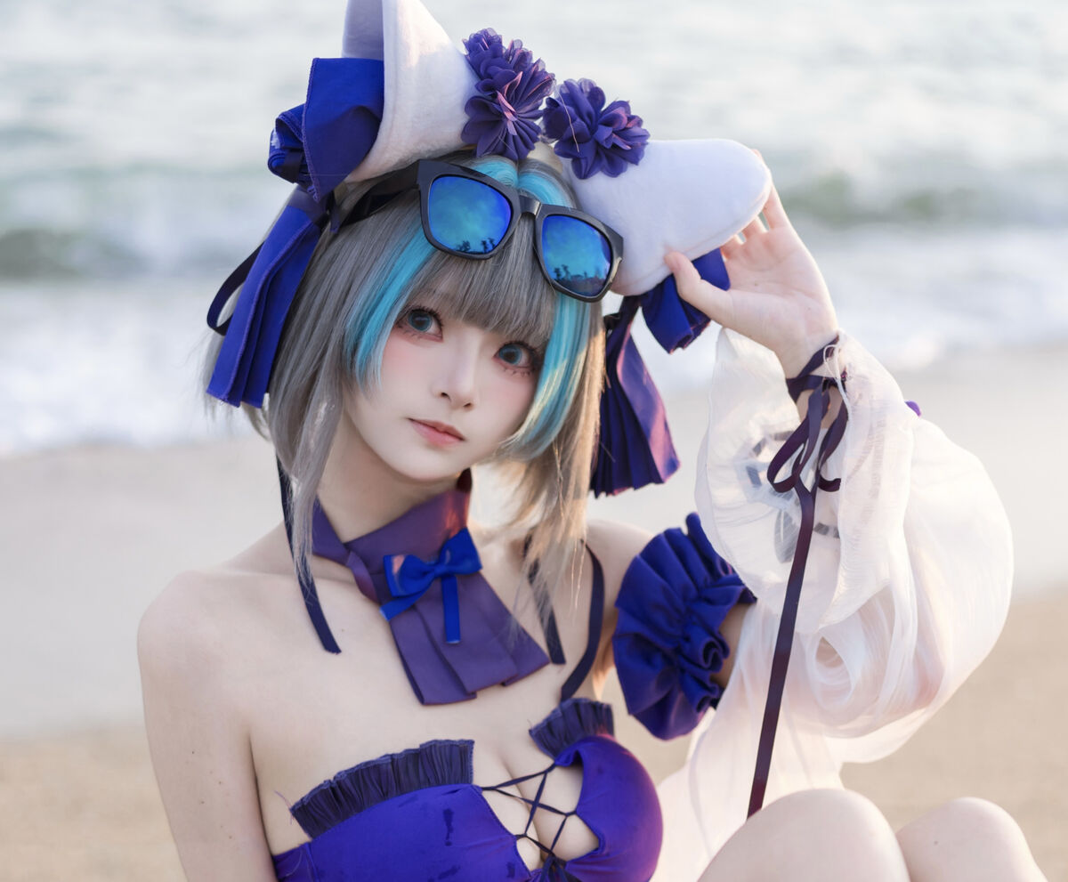 Coser@九柒喵 - 碧蓝航线 柴郡泳装 6 Coser@九柒喵 - 碧蓝航线 柴郡泳装