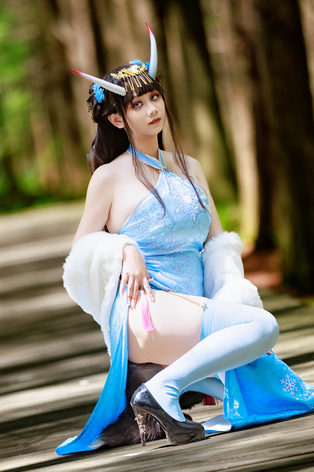 Cosplay 阿雪雪 – 能代旗袍