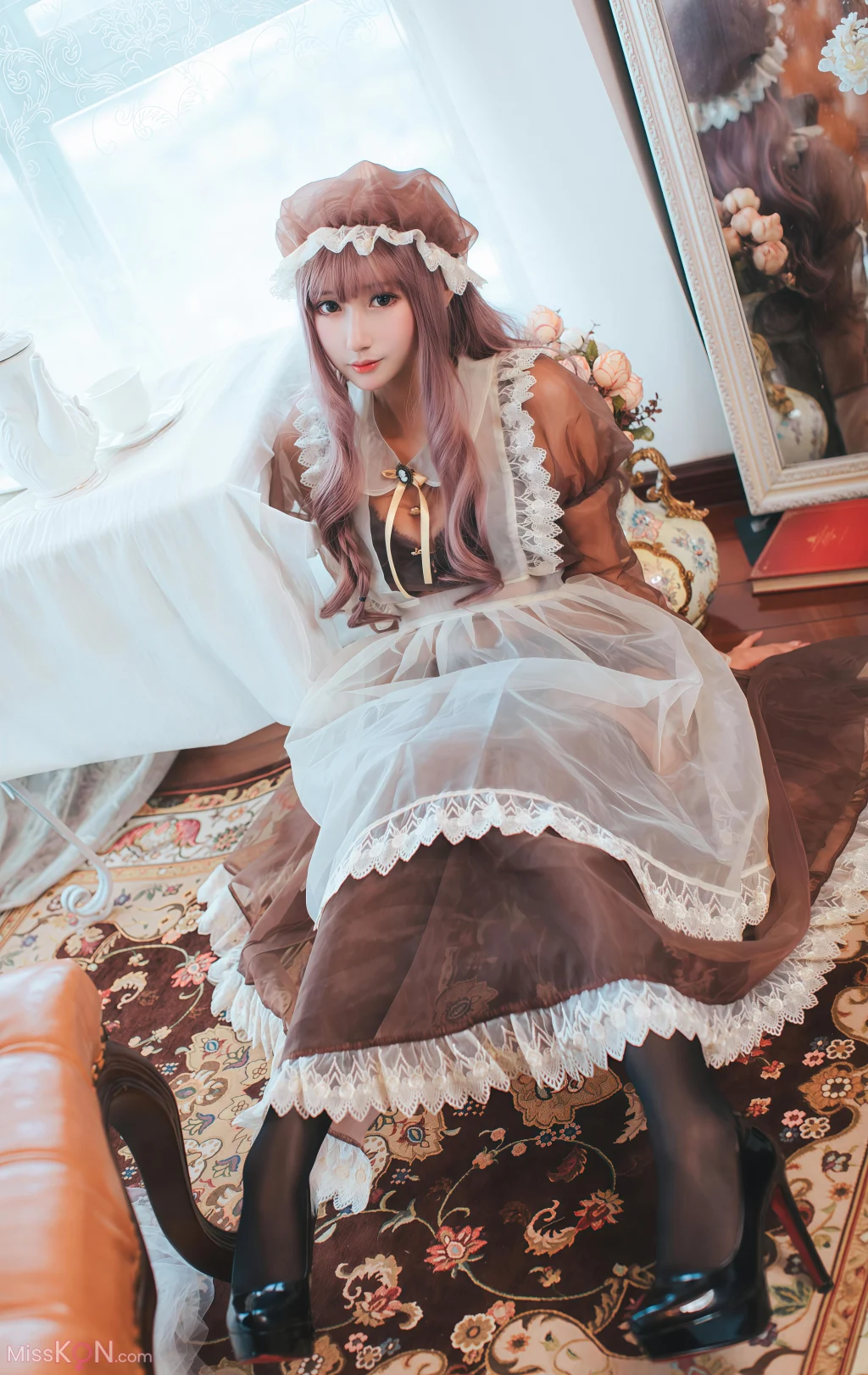 Coser@羽生三未 & 一千只猫薄荷: 透明女仆 8 Coser@羽生三未 & 一千只猫薄荷: 透明女仆