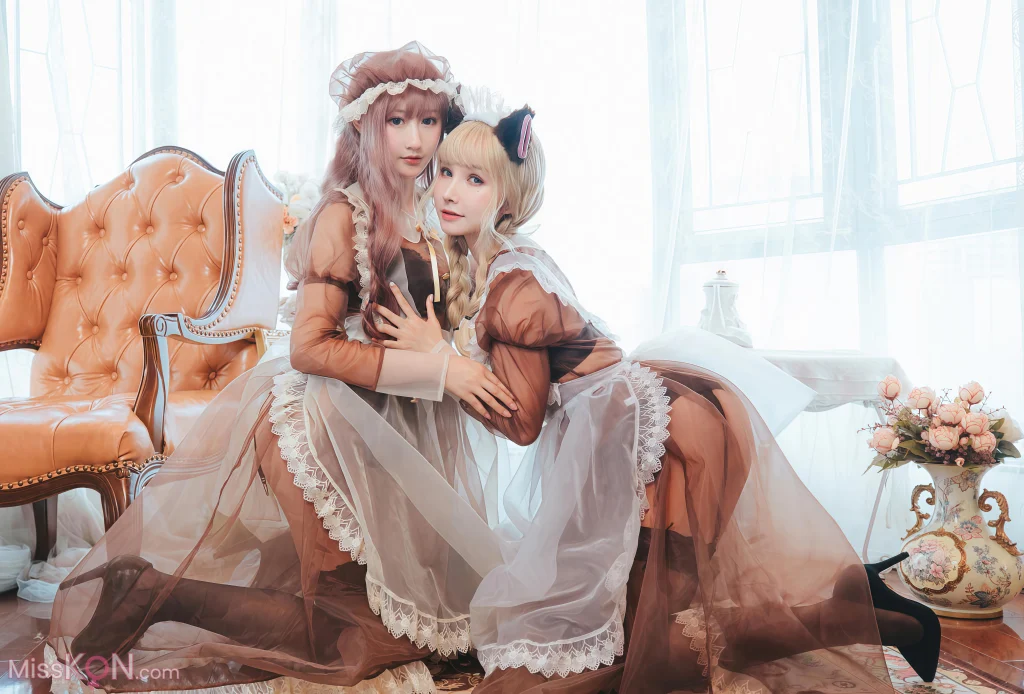 Coser@羽生三未 & 一千只猫薄荷: 透明女仆 5 Coser@羽生三未 & 一千只猫薄荷: 透明女仆