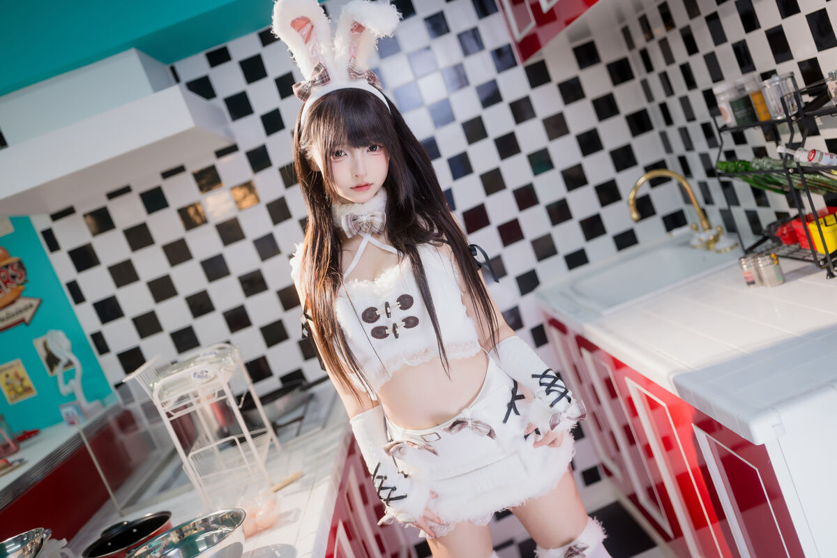Coser@神楽坂真冬 - 毛绒白兔 24 Coser@神楽坂真冬 - 毛绒白兔