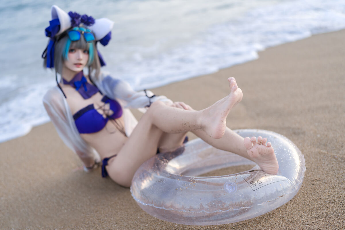 Coser@九柒喵 - 碧蓝航线 柴郡泳装 9 Coser@九柒喵 - 碧蓝航线 柴郡泳装