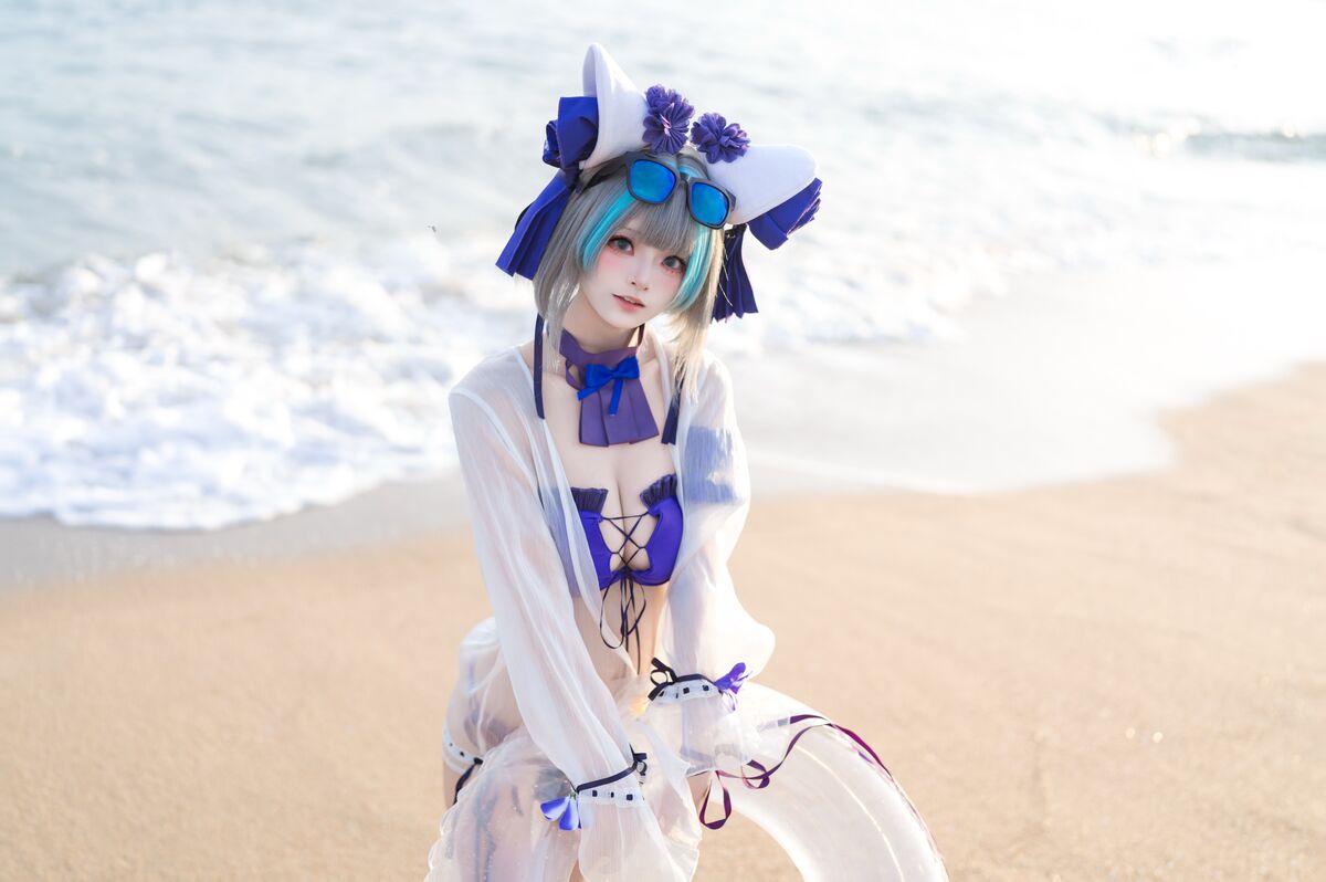 Coser@九柒喵 - 碧蓝航线 柴郡泳装 11 Coser@九柒喵 - 碧蓝航线 柴郡泳装