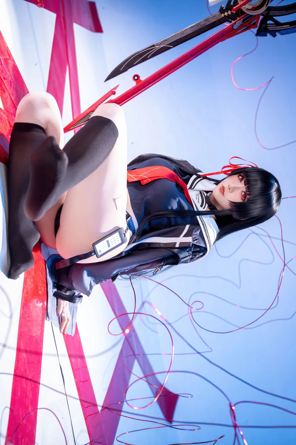 Cosplay 星之迟迟Hoshilily – 鸣潮 千咲 JK 6 Cosplay 星之迟迟Hoshilily – 鸣潮 千咲 JK