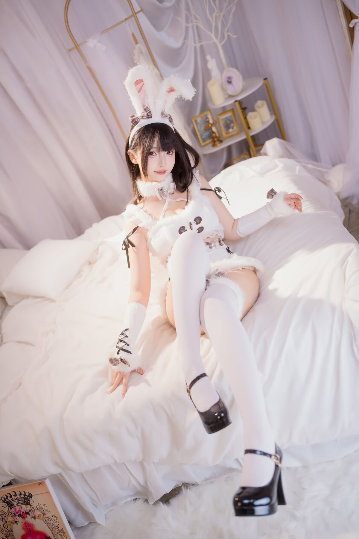 Coser@神楽坂真冬 - 毛绒白兔 29 Coser@神楽坂真冬 - 毛绒白兔