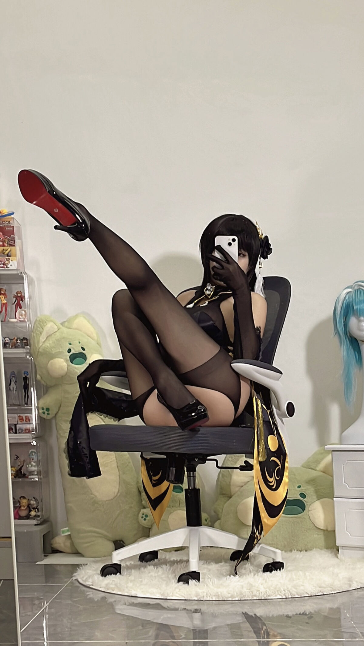 Coser@无影喵喵Ghost - 镇海黑旗袍 Part01 27 Coser@无影喵喵Ghost - 镇海黑旗袍 Part01