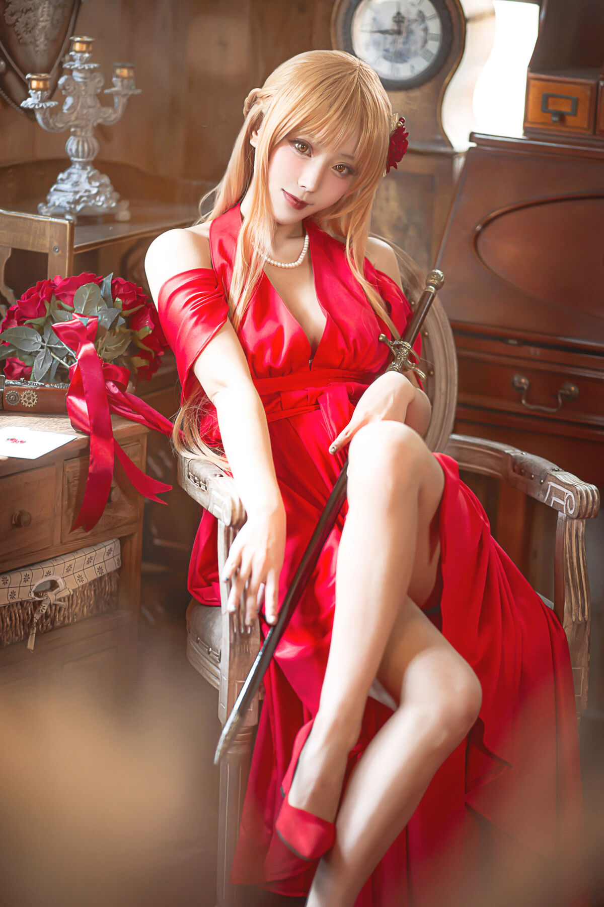 Coser@切切Celia - 刀剑神域 亚丝娜礼服 8 Coser@切切Celia - 刀剑神域 亚丝娜礼服