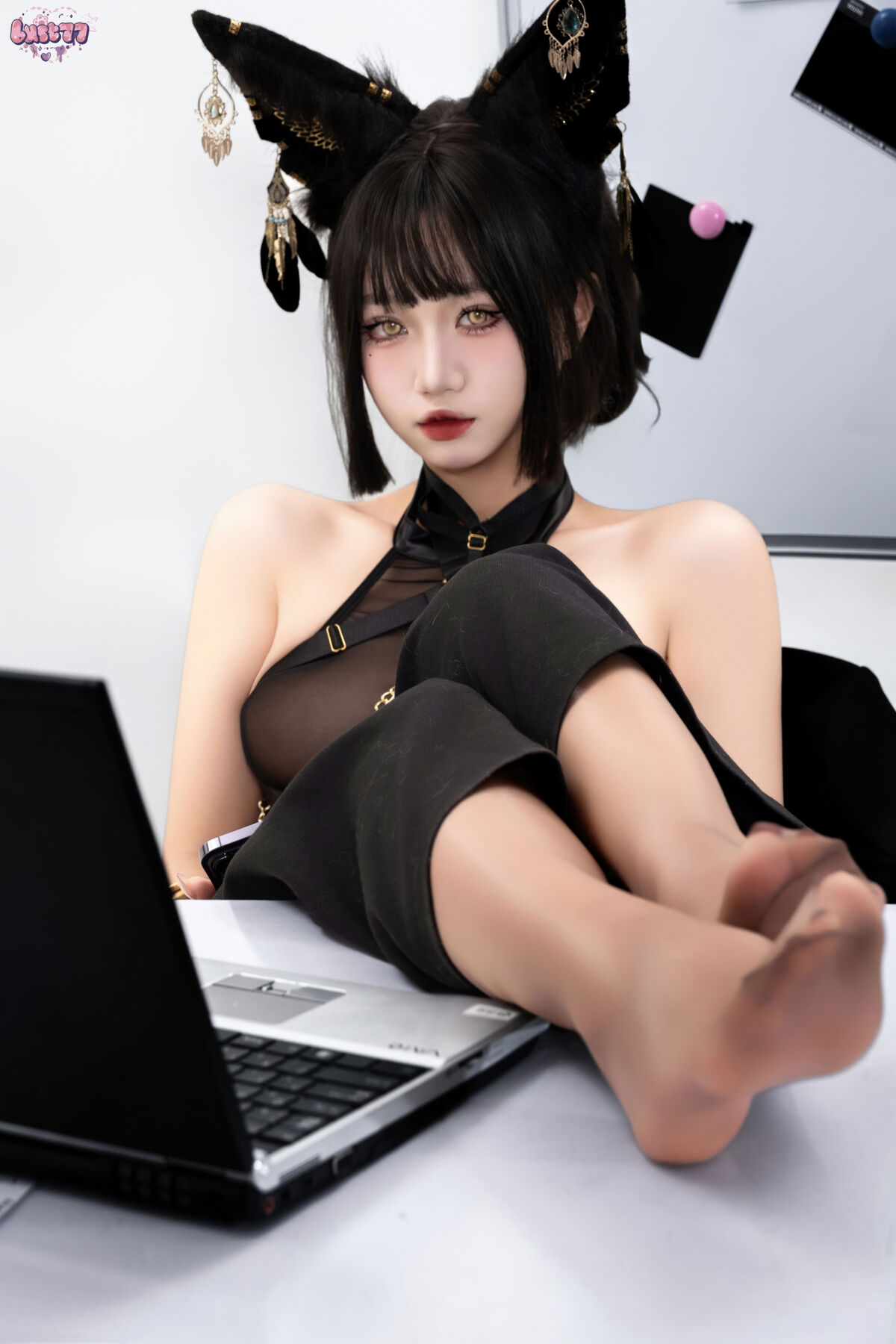 Coser@柒柒要乖哦 - 黑-阿努比斯 Part02 24 Coser@柒柒要乖哦 - 黑-阿努比斯 Part02