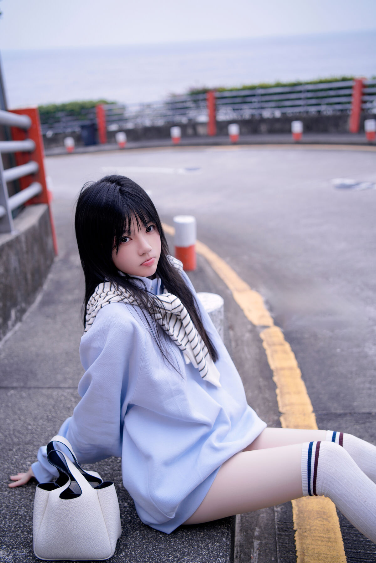 Coser@桜桃喵 - 蓝 8 Coser@桜桃喵 - 蓝
