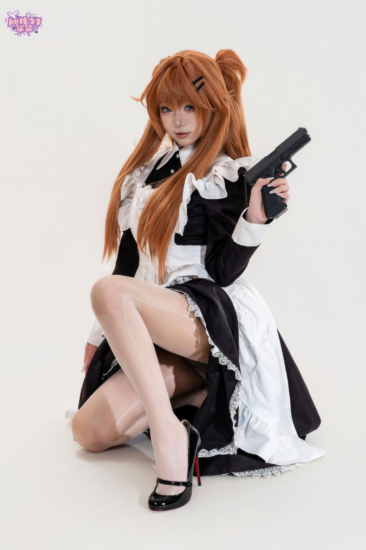 Coser@柒柒要乖哦 - EVA 明日香女仆 33 Coser@柒柒要乖哦 - EVA 明日香女仆