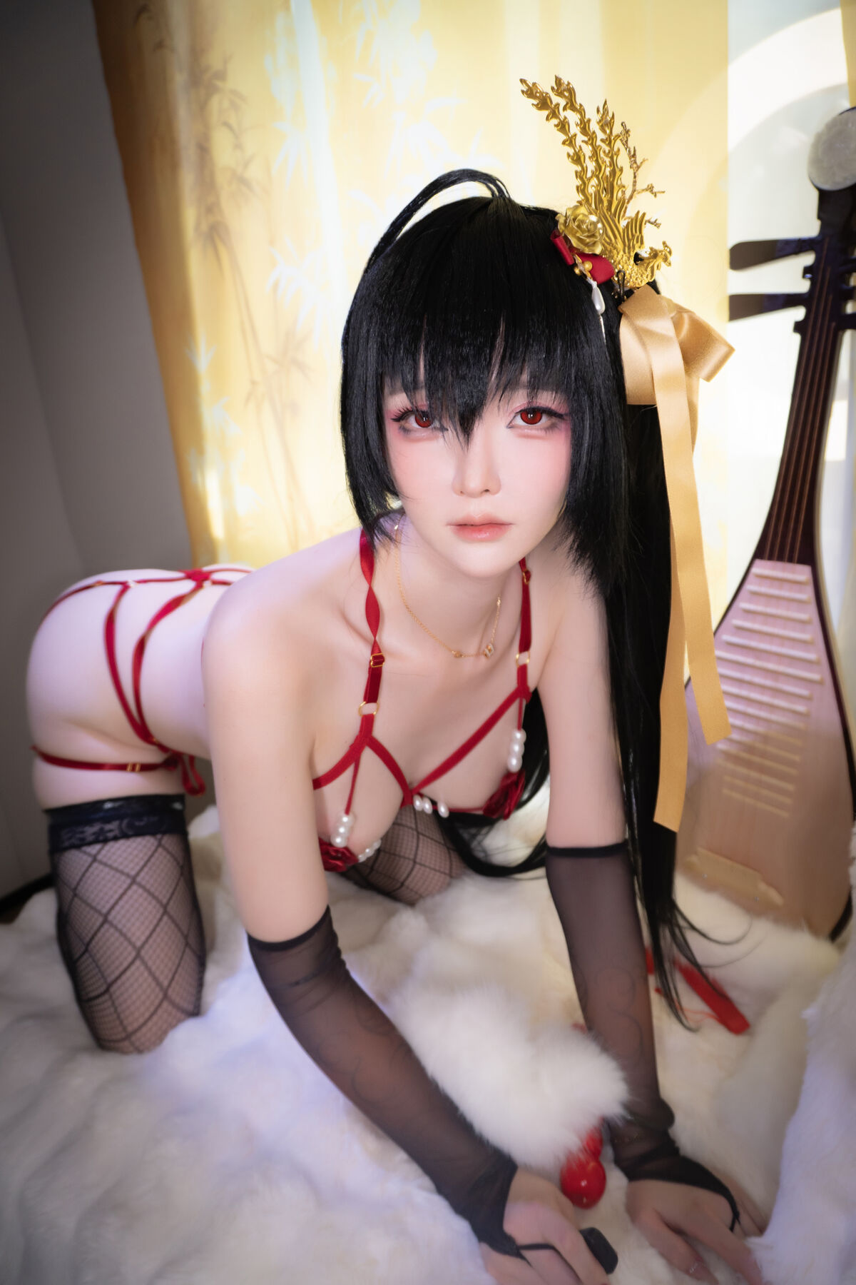 Coser@一小央泽 yixiaoyangze - 大凤旗袍 Part01 24 Coser@一小央泽 yixiaoyangze - 大凤旗袍 Part01