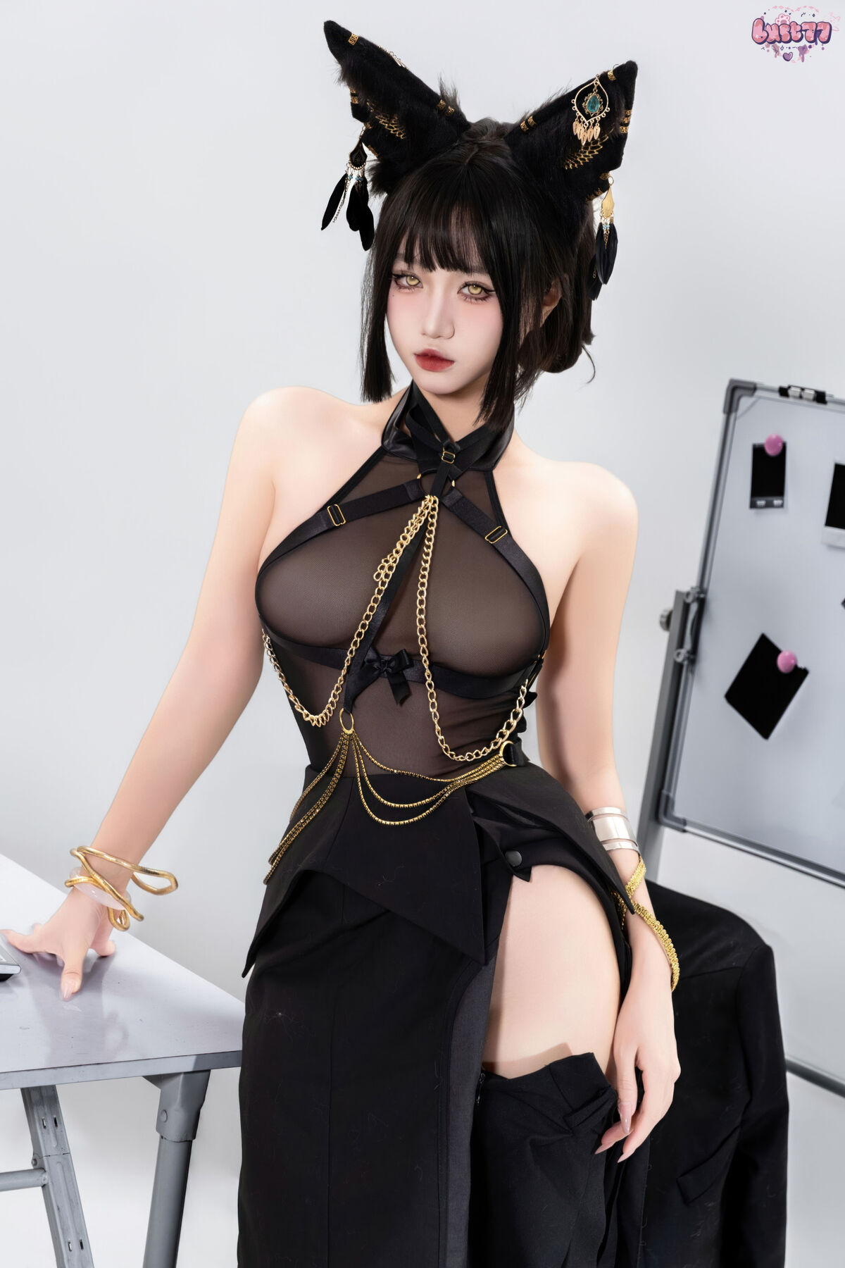 Coser@柒柒要乖哦 - 黑-阿努比斯 Part02 27 Coser@柒柒要乖哦 - 黑-阿努比斯 Part02