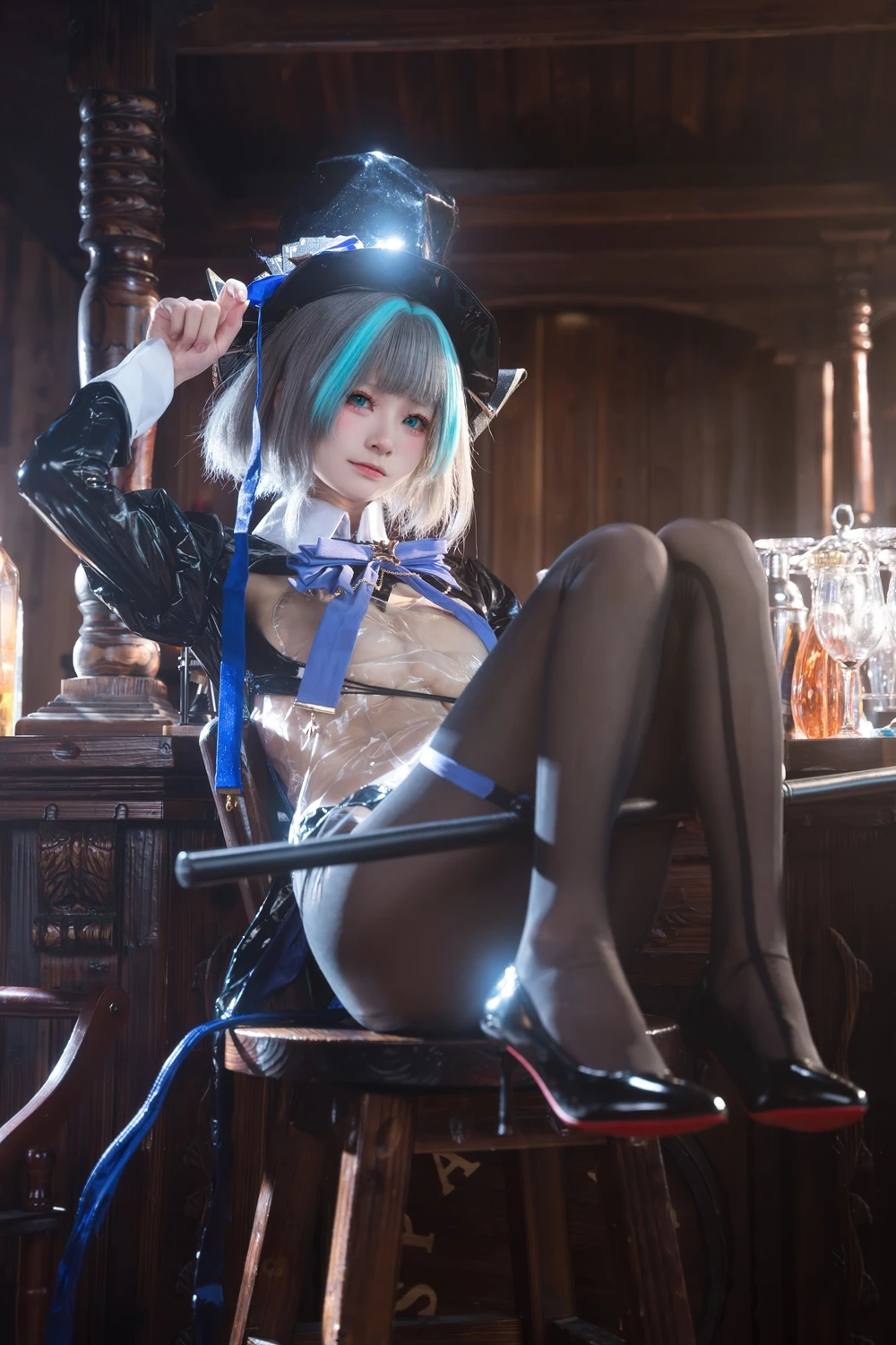 Cosplay 九柒喵 – 碧蓝航线 柴郡兔女郎 8 Cosplay 九柒喵 – 碧蓝航线 柴郡兔女郎