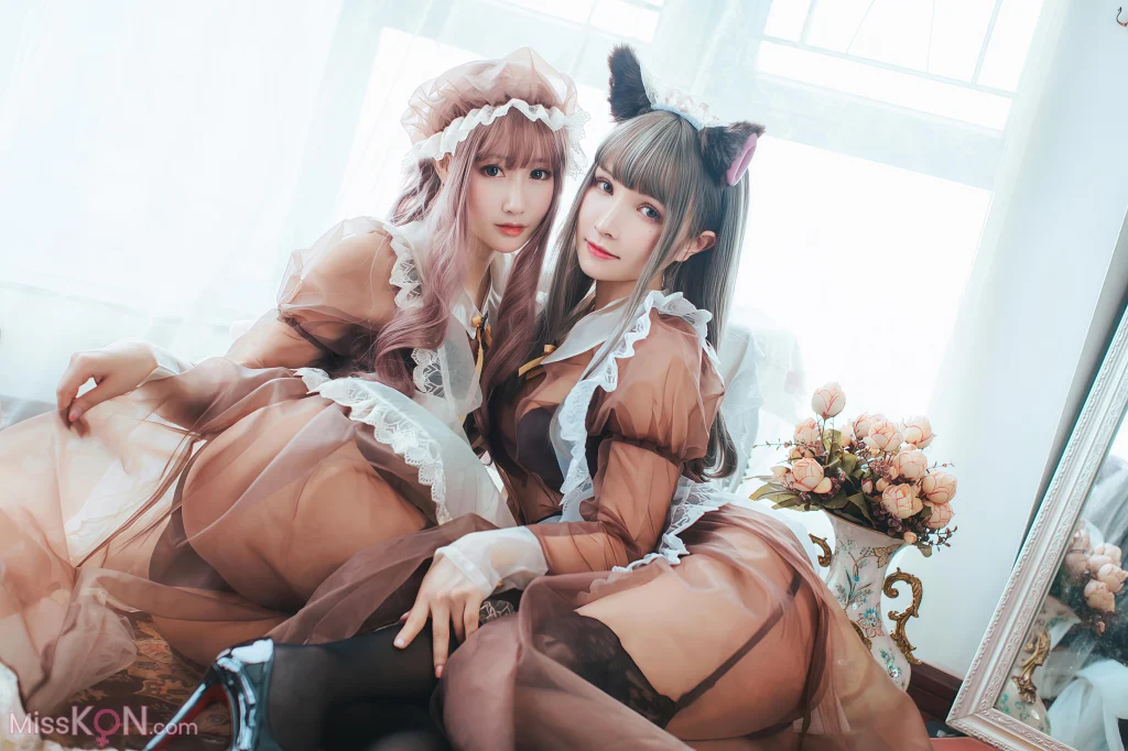 Coser@羽生三未 & 一千只猫薄荷: 透明女仆 10 Coser@羽生三未 & 一千只猫薄荷: 透明女仆