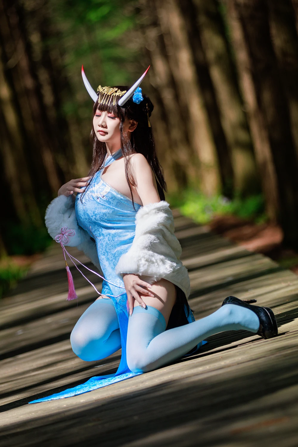 Cosplay 阿雪雪 – 能代旗袍 8 Cosplay 阿雪雪 – 能代旗袍