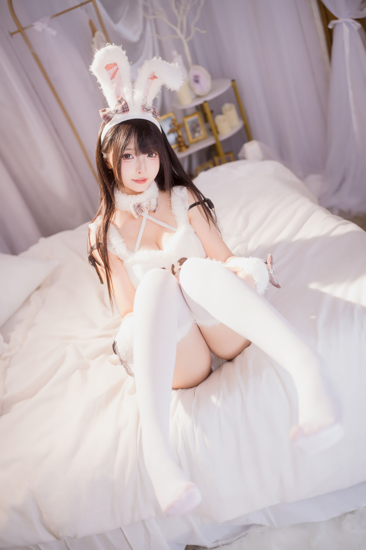 Coser@神楽坂真冬 - 毛绒白兔 43 Coser@神楽坂真冬 - 毛绒白兔