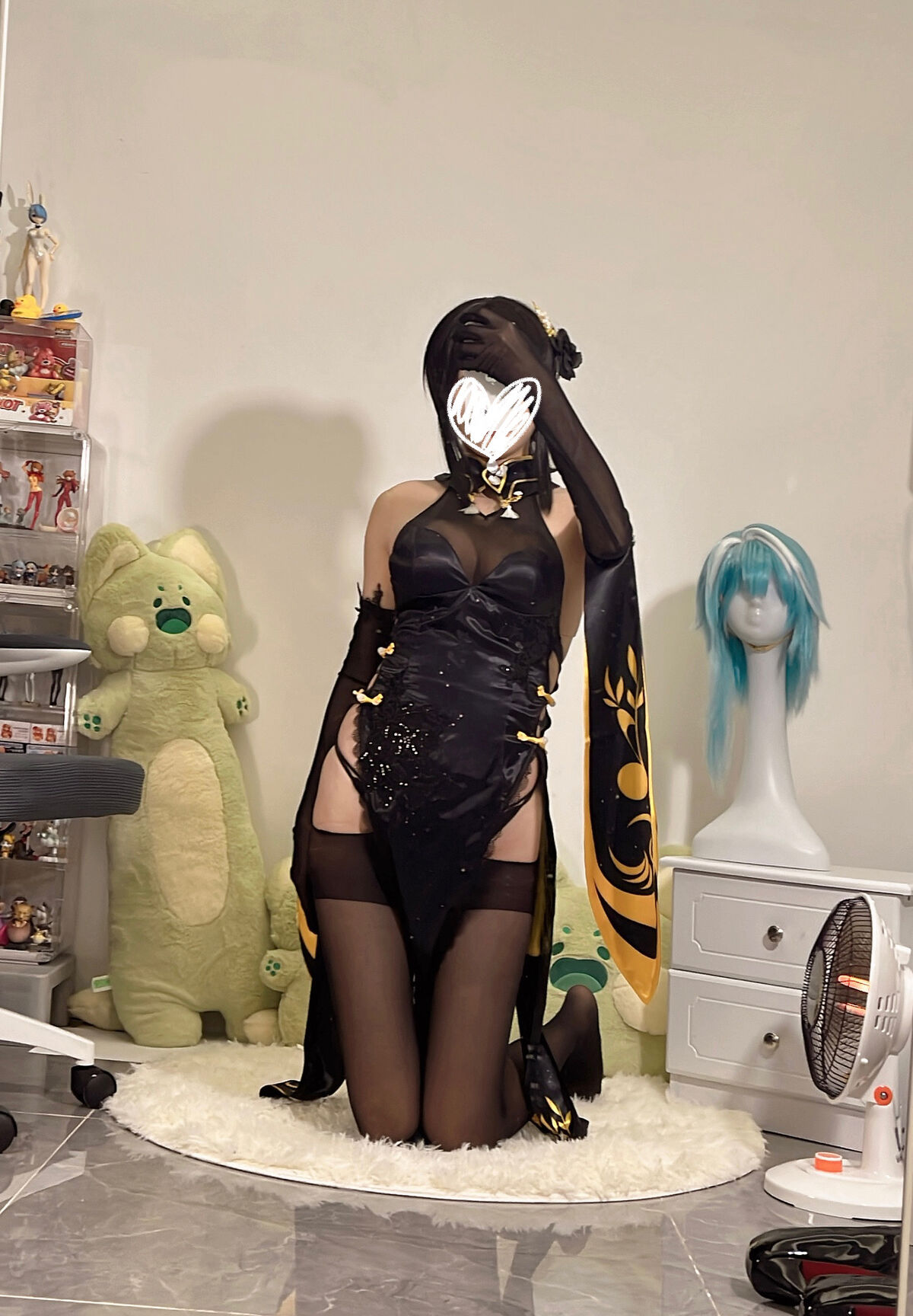 Coser@无影喵喵Ghost - 镇海黑旗袍 Part01 40 Coser@无影喵喵Ghost - 镇海黑旗袍 Part01