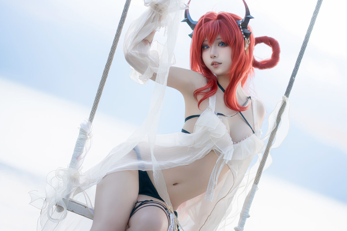Coser@纸悦Etsu_ko - 明日方舟 史尔特尔 泳装 24 Coser@纸悦Etsu_ko - 明日方舟 史尔特尔 泳装