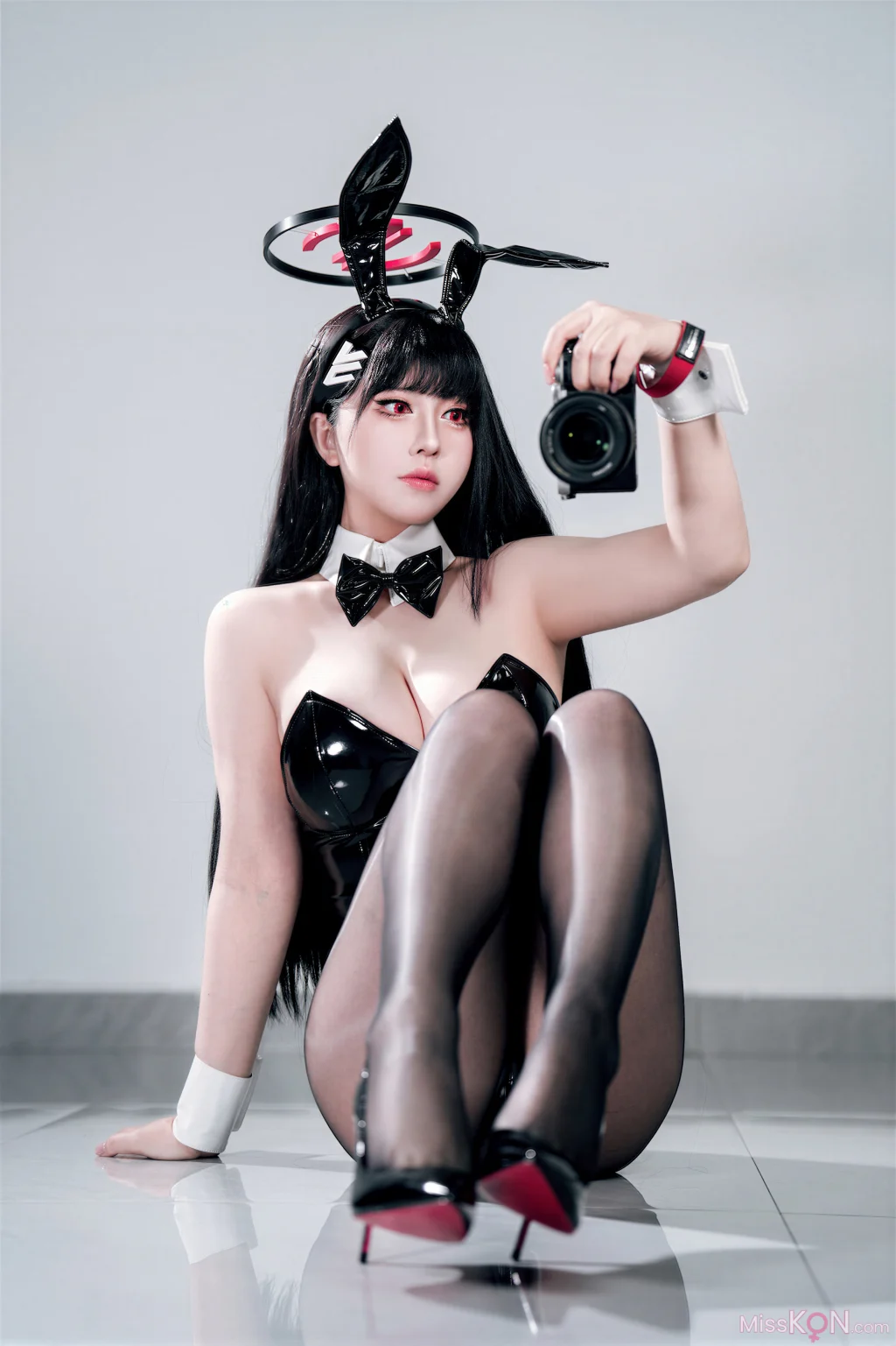 Coser@半半子: 蔚蓝档案 调月莉音兔女郎 21 Coser@半半子: 蔚蓝档案 调月莉音兔女郎