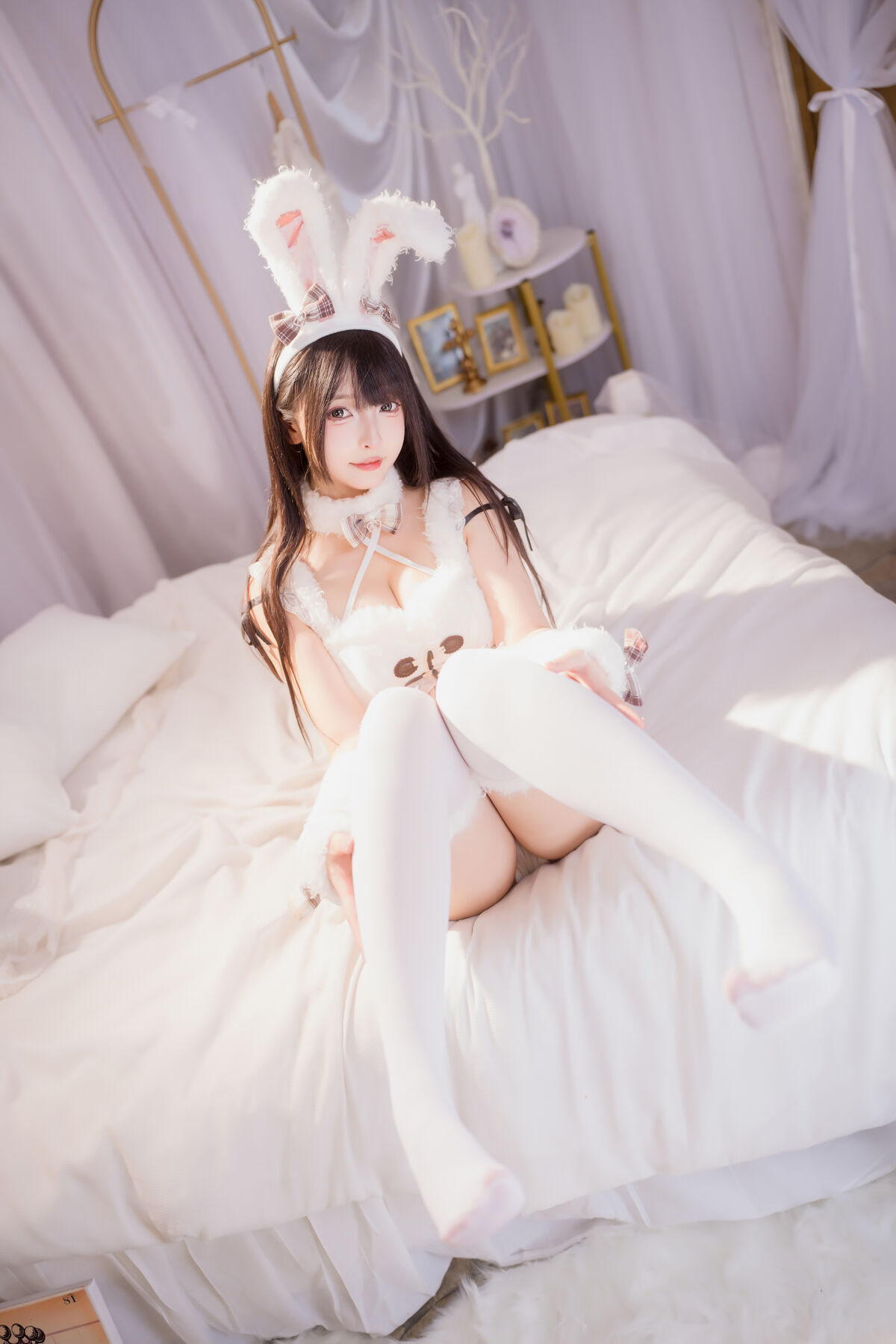 Coser@神楽坂真冬 - 毛绒白兔 49 Coser@神楽坂真冬 - 毛绒白兔
