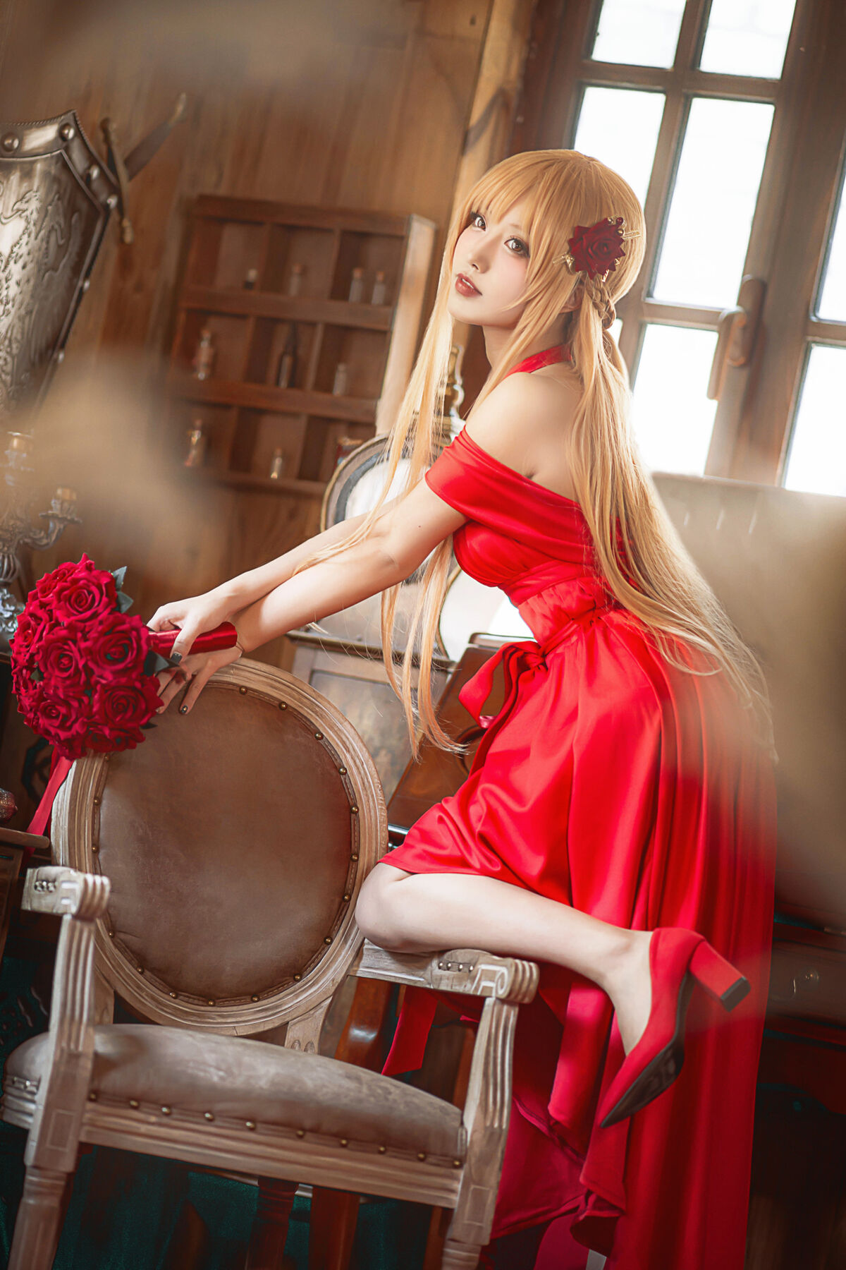 Coser@切切Celia - 刀剑神域 亚丝娜礼服 11 Coser@切切Celia - 刀剑神域 亚丝娜礼服