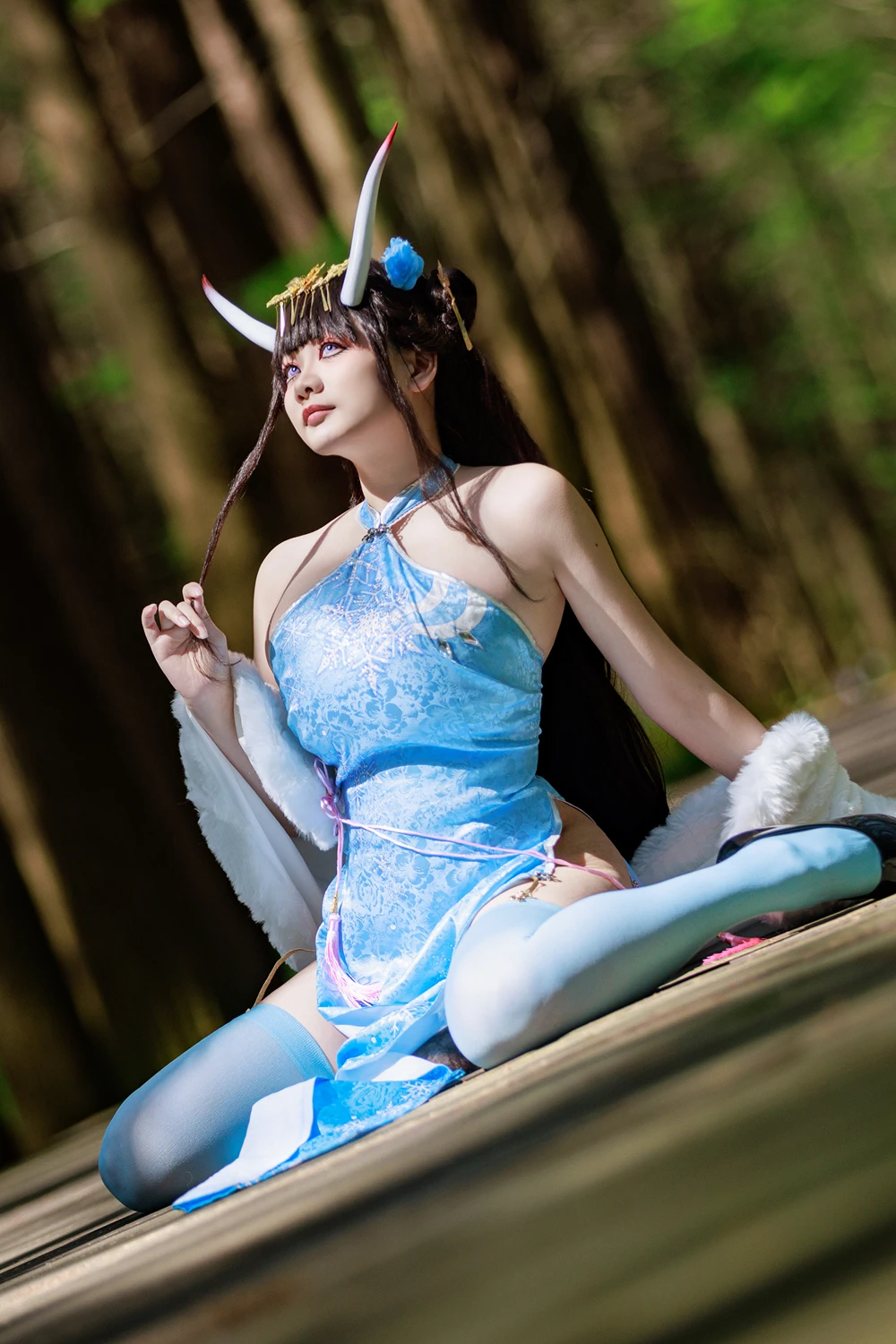 Cosplay 阿雪雪 – 能代旗袍 11 Cosplay 阿雪雪 – 能代旗袍