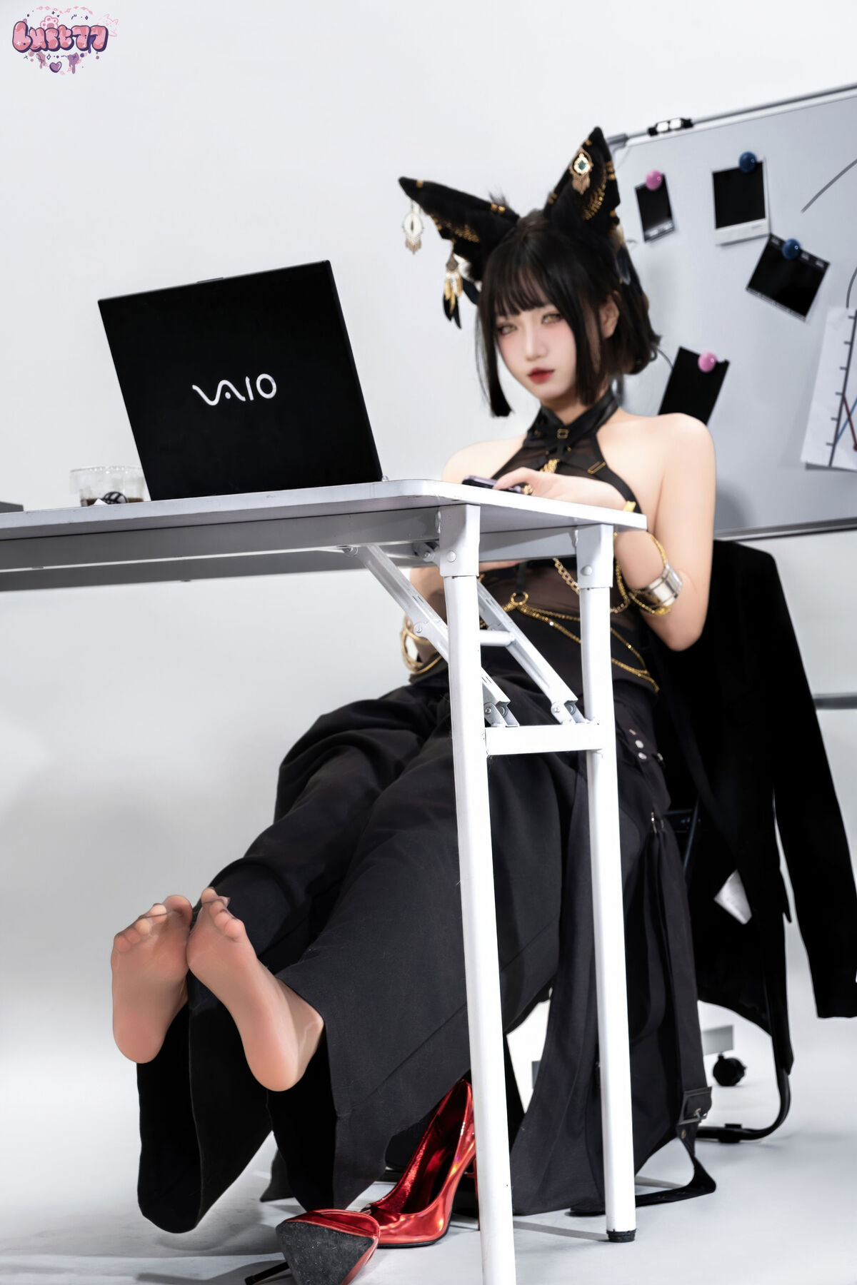 Coser@柒柒要乖哦 - 黑-阿努比斯 Part02 32 Coser@柒柒要乖哦 - 黑-阿努比斯 Part02