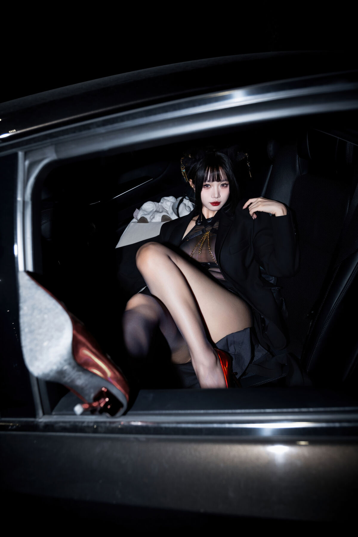 Coser@柒柒要乖哦 - 黑-阿努比斯 Part02 34 Coser@柒柒要乖哦 - 黑-阿努比斯 Part02