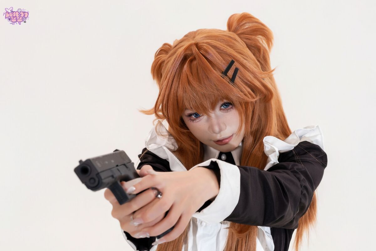 Coser@柒柒要乖哦 - EVA 明日香女仆 40 Coser@柒柒要乖哦 - EVA 明日香女仆