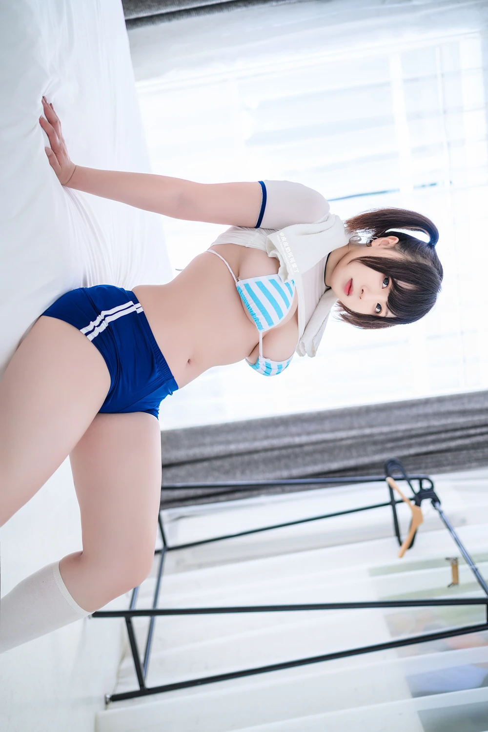 Cosplay 皮皮奶可可爱了啦 – 透视体操服 6 Cosplay 皮皮奶可可爱了啦 – 透视体操服