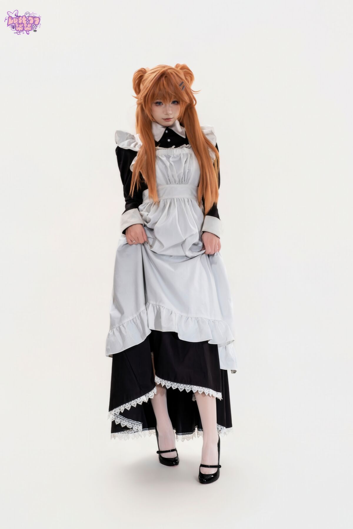 Coser@柒柒要乖哦 - EVA 明日香女仆 44 Coser@柒柒要乖哦 - EVA 明日香女仆