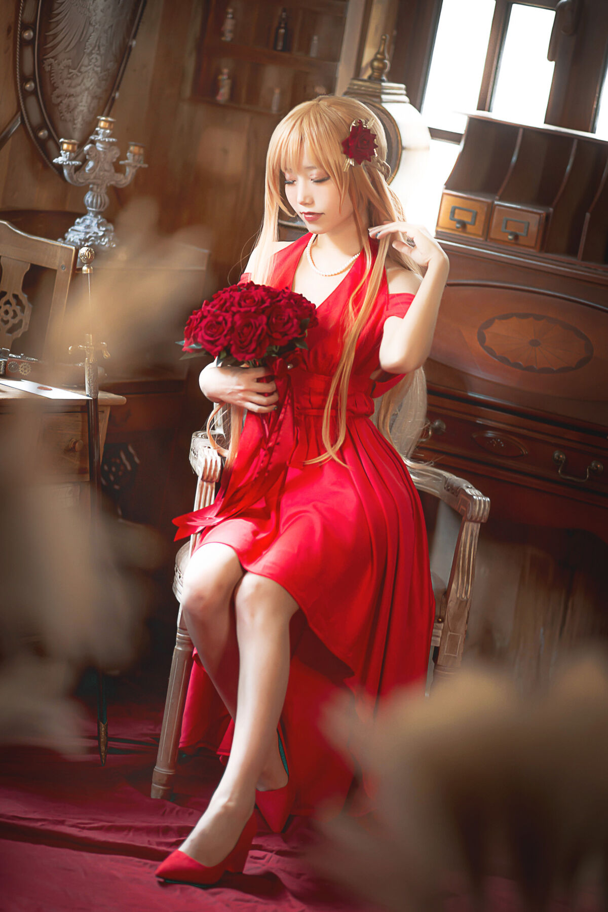 Coser@切切Celia - 刀剑神域 亚丝娜礼服 15 Coser@切切Celia - 刀剑神域 亚丝娜礼服
