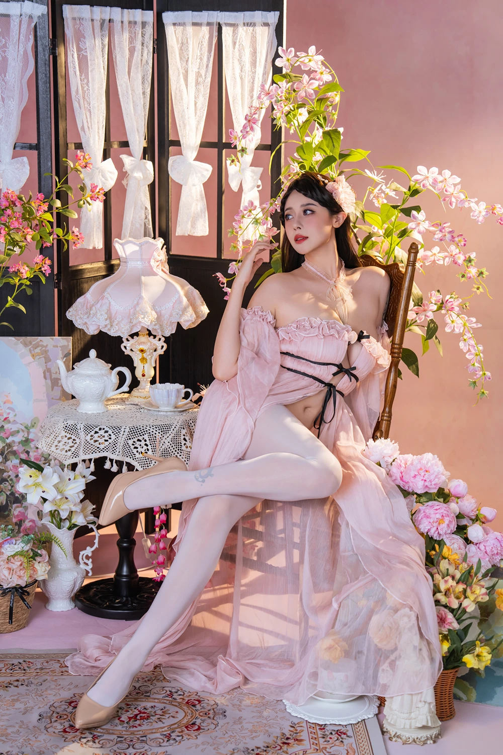 Cosplay 奈汐酱nice – 粉红茶事 10 Cosplay 奈汐酱nice – 粉红茶事