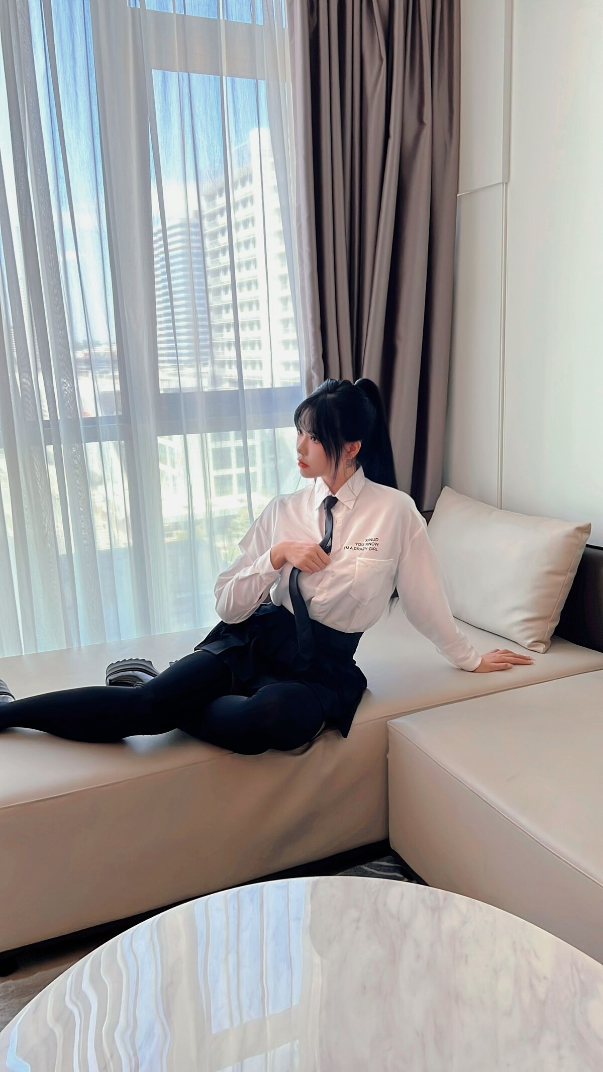 内购无水印 Na Bi 娜比 - 秀人网模特 学生装 Part02 42 内购无水印 Na Bi 娜比 - 秀人网模特 学生装 Part02