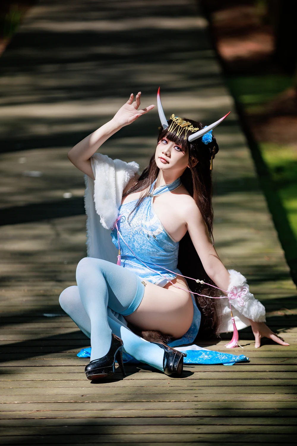 Cosplay 阿雪雪 – 能代旗袍 12 Cosplay 阿雪雪 – 能代旗袍