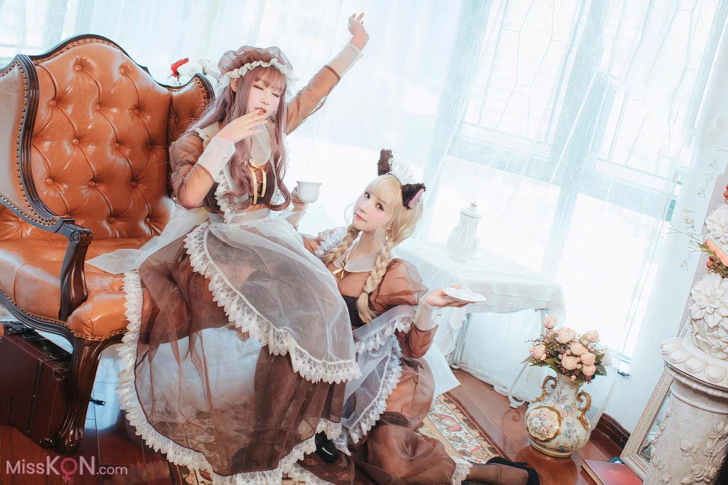 Coser@羽生三未 & 一千只猫薄荷: 透明女仆 14 Coser@羽生三未 & 一千只猫薄荷: 透明女仆