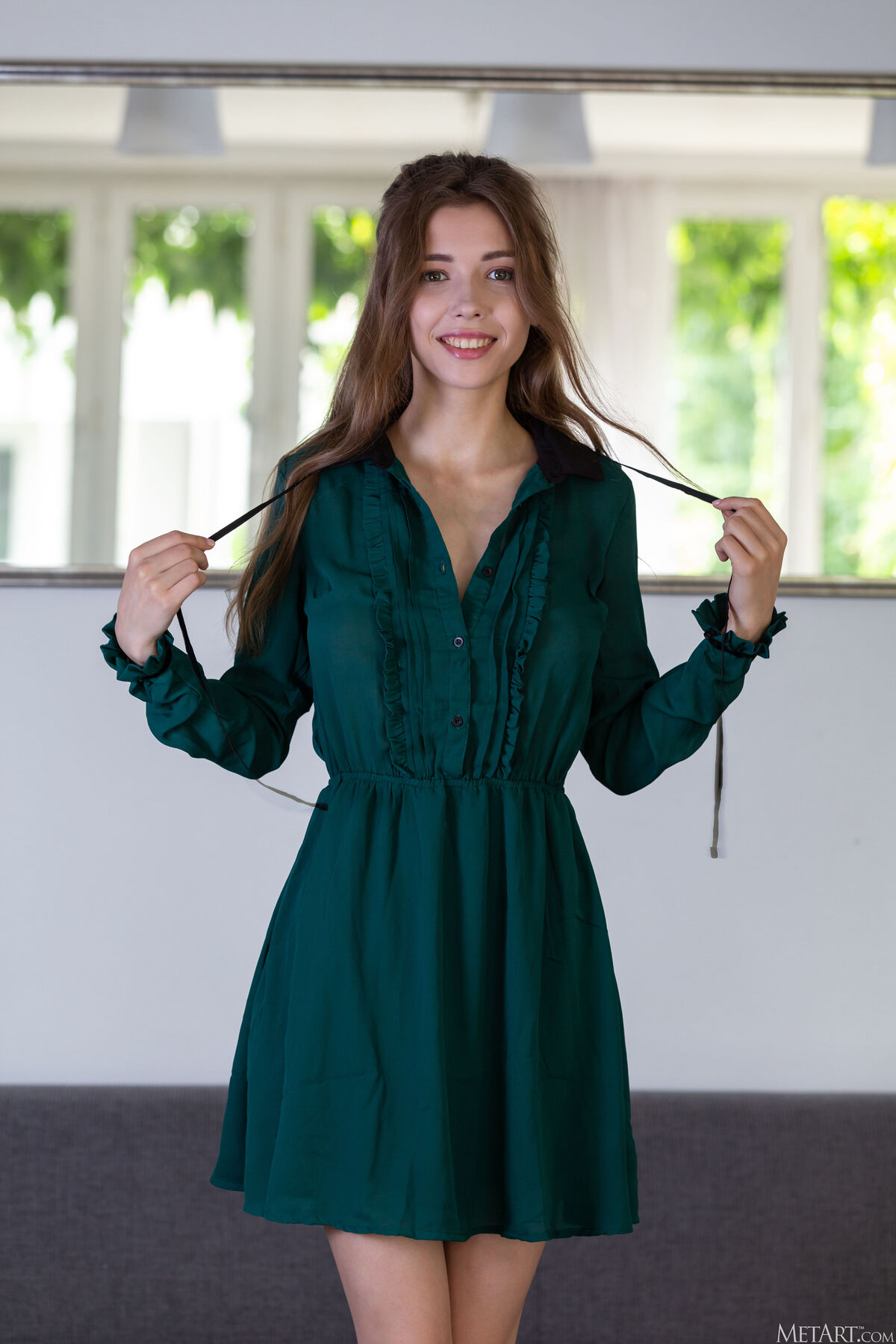 MetArt Mila Azul - Green Dress Part01 44 MetArt Mila Azul - Green Dress Part01