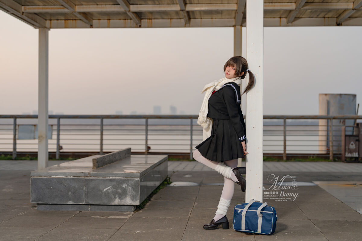 Coser@黏黏团子兔 - 2026年02月作品 放课后の归路 Part01 43 Coser@黏黏团子兔 - 2026年02月作品 放课后の归路 Part01