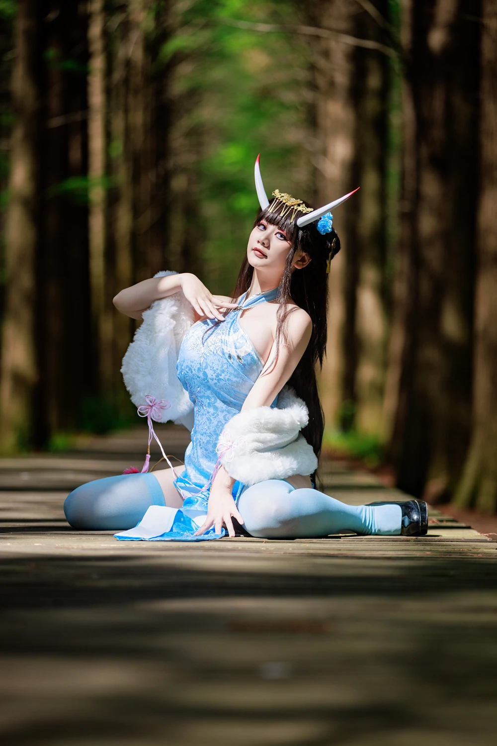 Cosplay 阿雪雪 – 能代旗袍 13 Cosplay 阿雪雪 – 能代旗袍