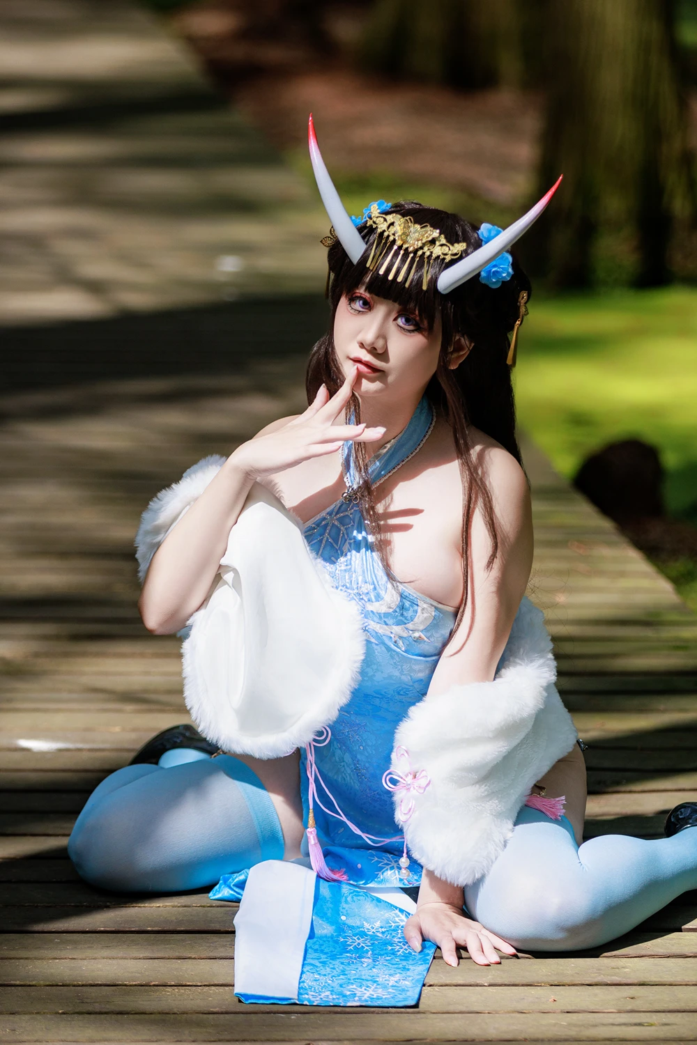 Cosplay 阿雪雪 – 能代旗袍 14 Cosplay 阿雪雪 – 能代旗袍