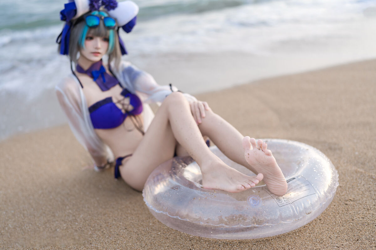 Coser@九柒喵 - 碧蓝航线 柴郡泳装 16 Coser@九柒喵 - 碧蓝航线 柴郡泳装