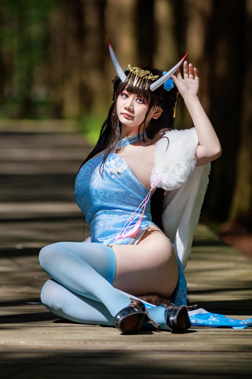 Cosplay 阿雪雪 – 能代旗袍 15 Cosplay 阿雪雪 – 能代旗袍