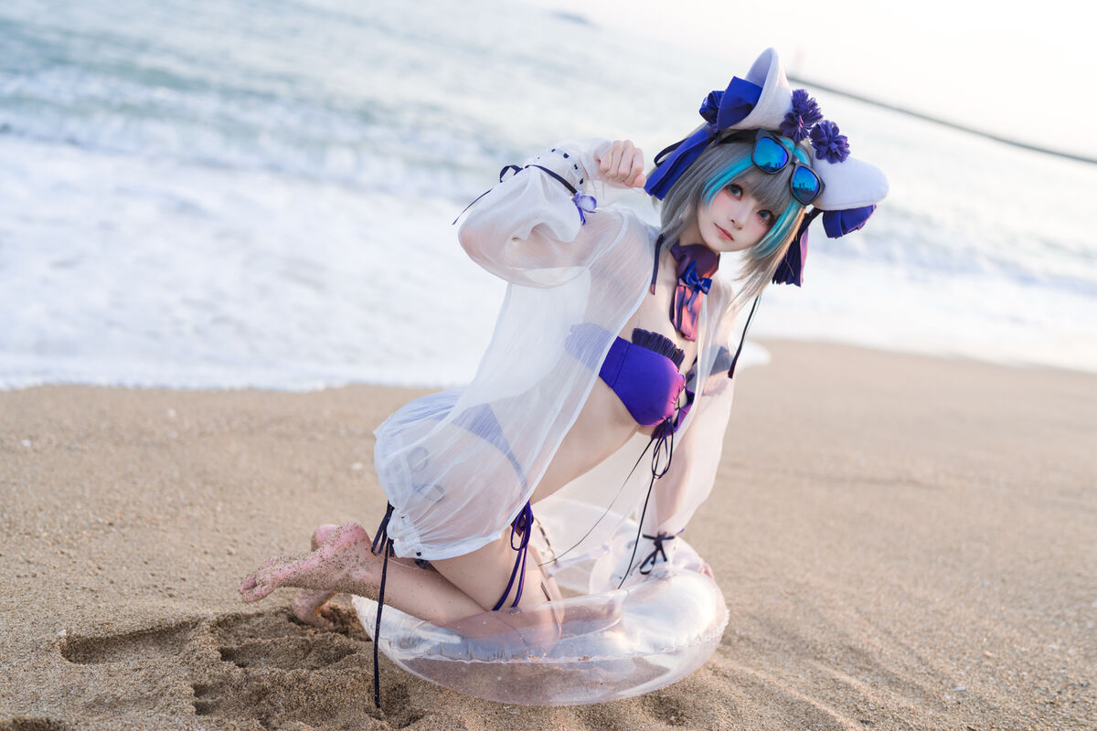 Coser@九柒喵 - 碧蓝航线 柴郡泳装 19 Coser@九柒喵 - 碧蓝航线 柴郡泳装