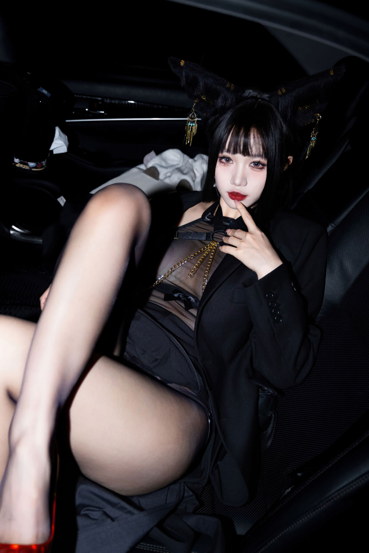 Coser@柒柒要乖哦 - 黑-阿努比斯 Part02 44 Coser@柒柒要乖哦 - 黑-阿努比斯 Part02
