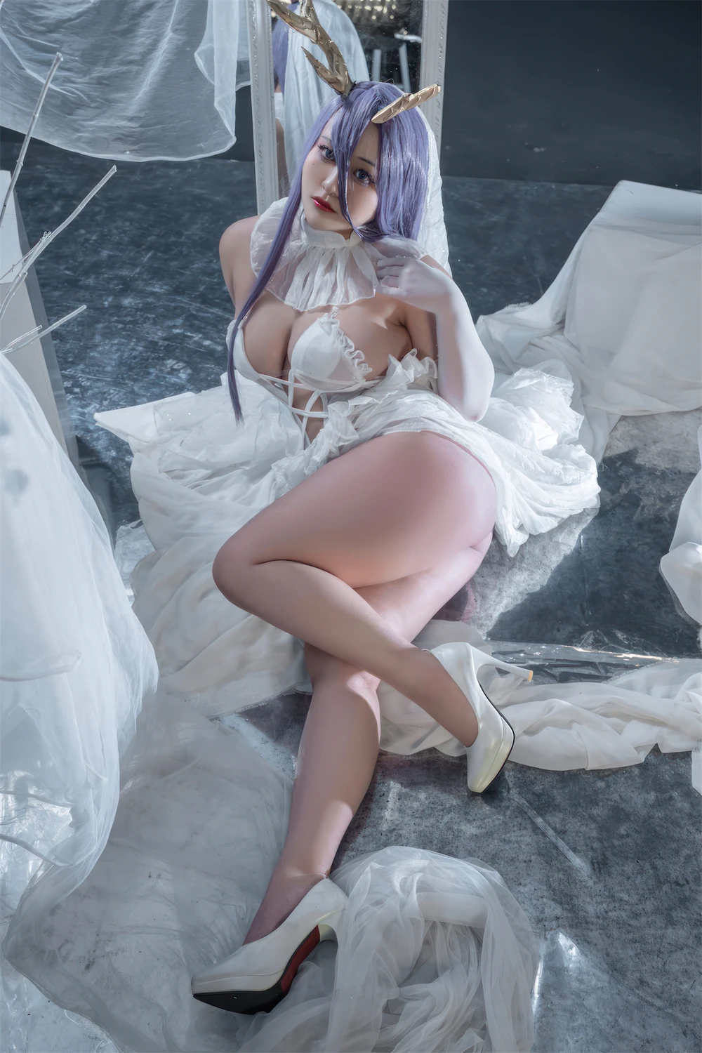 Cosplay 洛璃LoLiSAMA – 碧蓝航线 金鹿号 16 Cosplay 洛璃LoLiSAMA – 碧蓝航线 金鹿号
