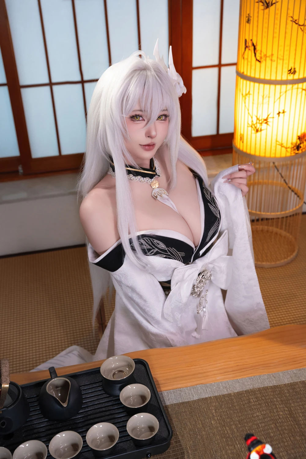Cosplay 清水由乃 – 碧蓝航线 白凤和服 12 Cosplay 清水由乃 – 碧蓝航线 白凤和服