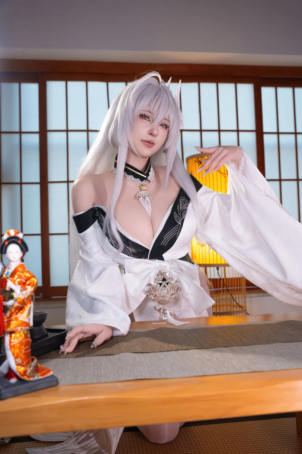 Cosplay 清水由乃 – 碧蓝航线 白凤和服 13 Cosplay 清水由乃 – 碧蓝航线 白凤和服