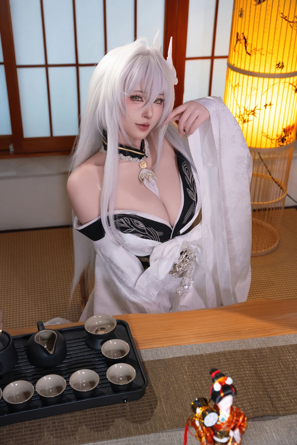 Cosplay 清水由乃 – 碧蓝航线 白凤和服 14 Cosplay 清水由乃 – 碧蓝航线 白凤和服